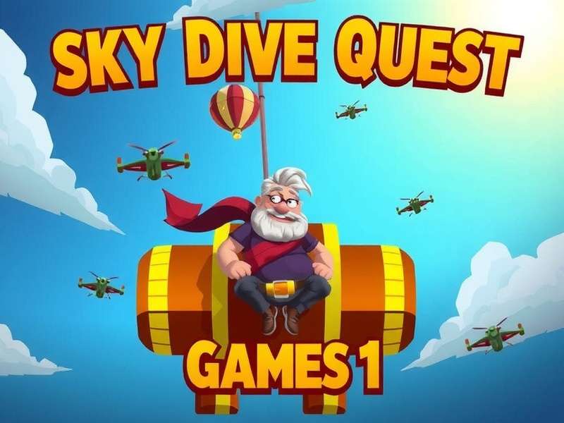 Sky Dive Quest - Experience the Thrill of Freefall Sky Dive Quest Game Banner